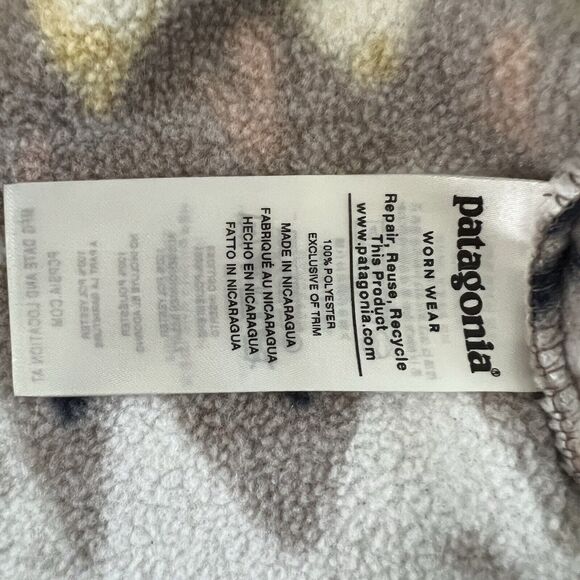 Patagonia Synchilla Snap-T Lightweight Fleece Bandicoot Marrow Pullover Jacket - Picture 6 of 6